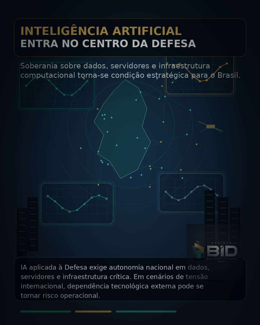 IA na Defesa: soberania tecnológica também é capacidade estratégica.