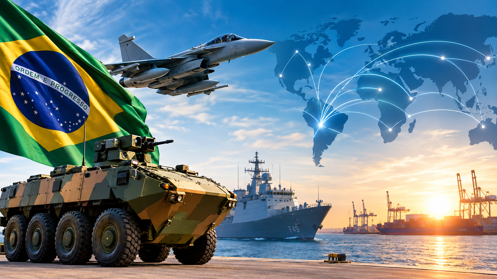 Brasil amplia presença internacional com tecnologia e produtos da Base Industrial de Defesa
