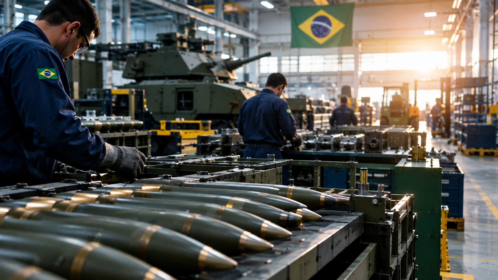 Em guerras prolongadas, capacidade de ampliar a produção torna-se fator estratégico para a Defesa